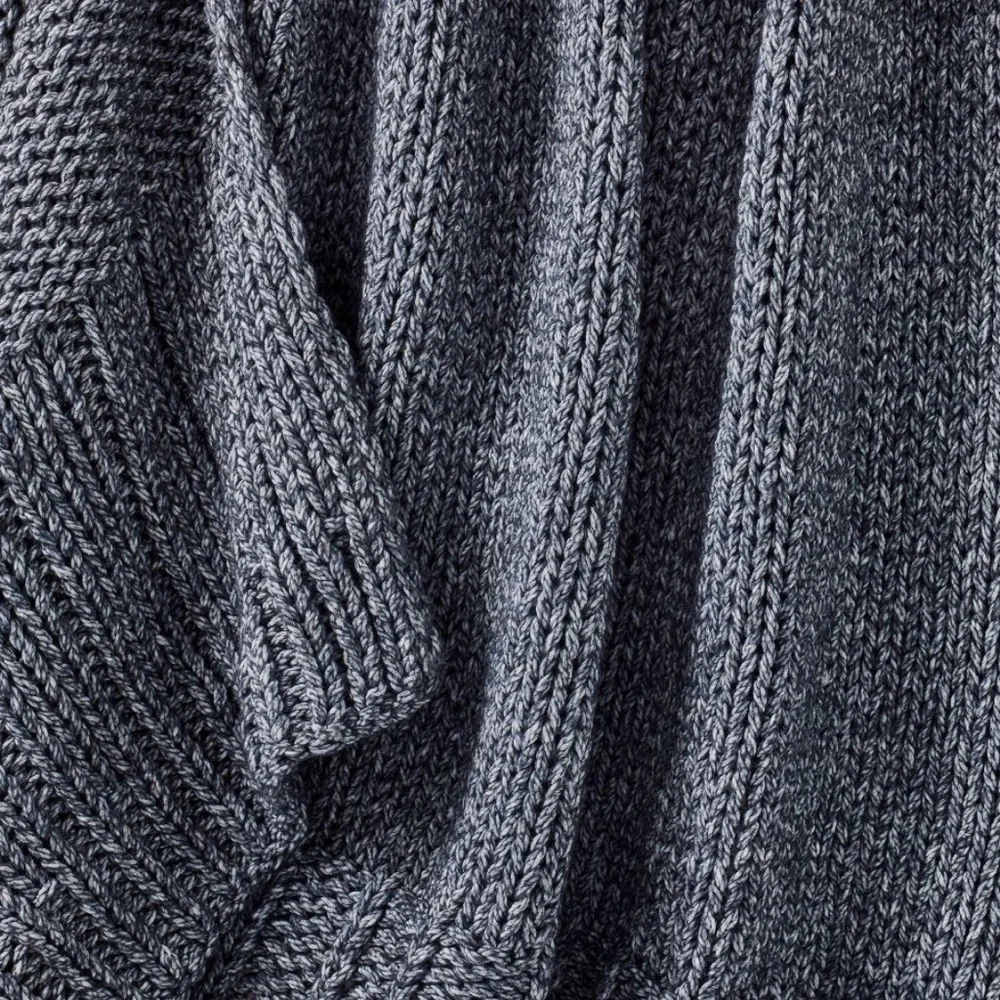 Chunky Knit Throw Blanket Navy Blue – Threshold Studio‎ McGee, Target